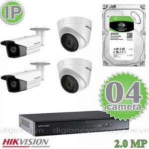 Trọn Bộ Camera 4 mắt Ip Full HD
